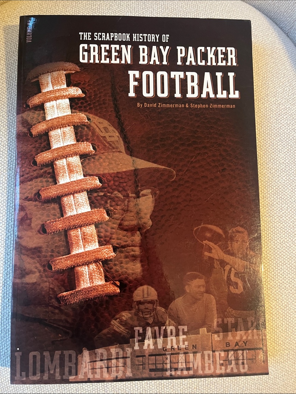 Autographed The Scrapbook History of Green Bay Packer Football Paperback Book